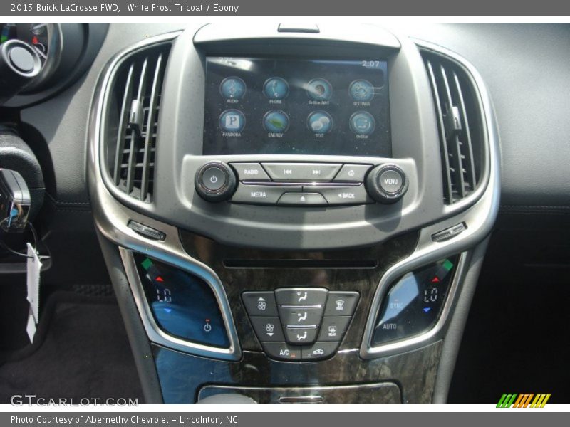 White Frost Tricoat / Ebony 2015 Buick LaCrosse FWD