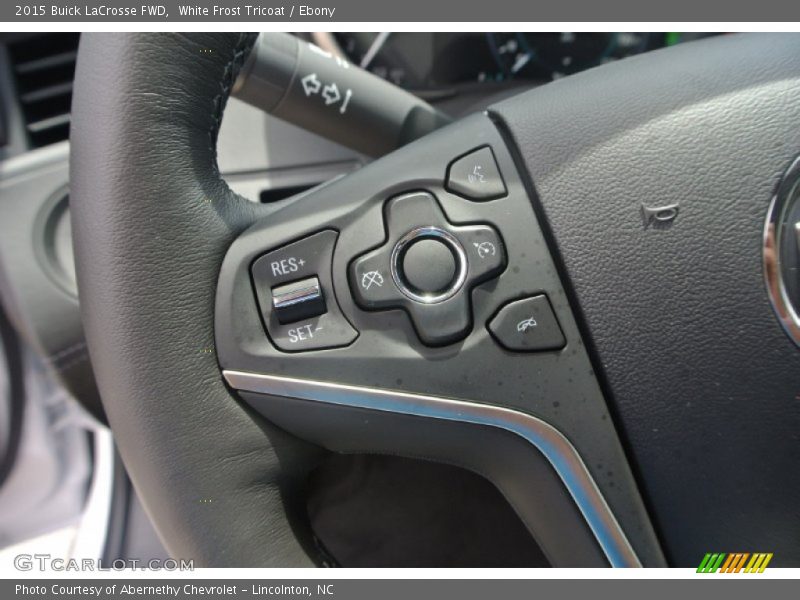 White Frost Tricoat / Ebony 2015 Buick LaCrosse FWD