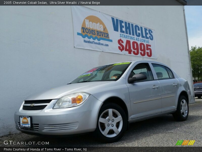 Ultra Silver Metallic / Neutral Beige 2005 Chevrolet Cobalt Sedan