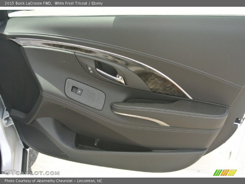 White Frost Tricoat / Ebony 2015 Buick LaCrosse FWD