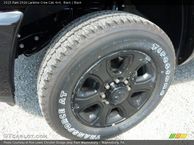 Black / Black 2015 Ram 2500 Laramie Crew Cab 4x4