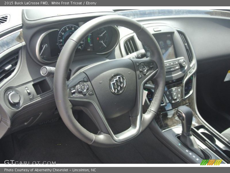 White Frost Tricoat / Ebony 2015 Buick LaCrosse FWD