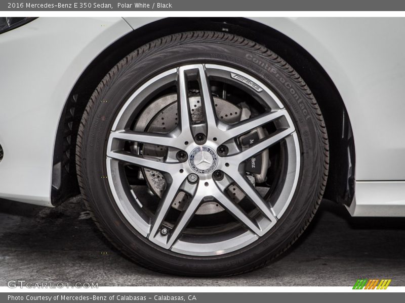 Polar White / Black 2016 Mercedes-Benz E 350 Sedan