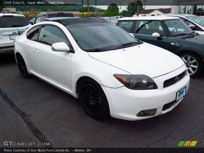 Super White / Dark Gray 2005 Scion tC