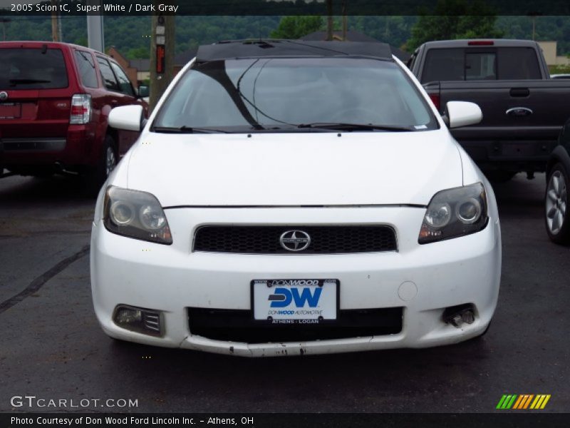 Super White / Dark Gray 2005 Scion tC