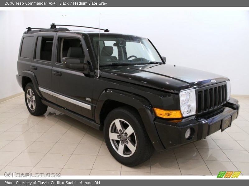 Black / Medium Slate Gray 2006 Jeep Commander 4x4