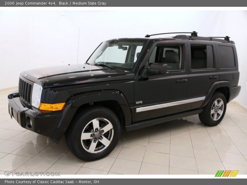 Black / Medium Slate Gray 2006 Jeep Commander 4x4