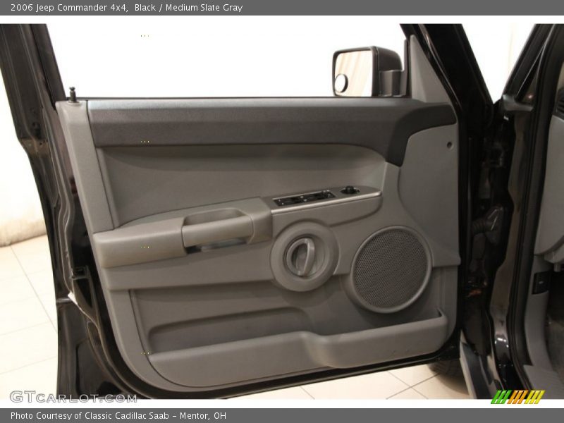 Black / Medium Slate Gray 2006 Jeep Commander 4x4