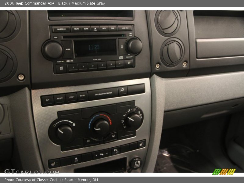 Black / Medium Slate Gray 2006 Jeep Commander 4x4
