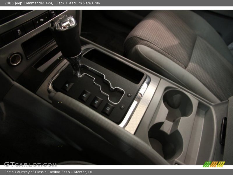 Black / Medium Slate Gray 2006 Jeep Commander 4x4