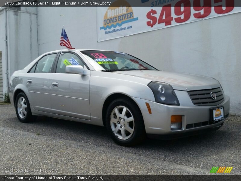 Light Platinum / Light Gray/Ebony 2005 Cadillac CTS Sedan