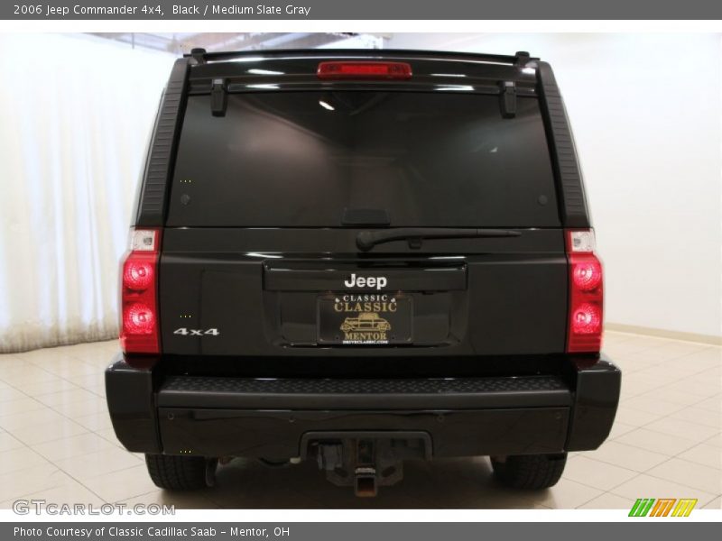 Black / Medium Slate Gray 2006 Jeep Commander 4x4