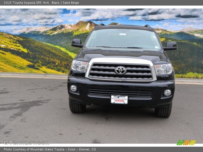 Black / Sand Beige 2015 Toyota Sequoia SR5 4x4