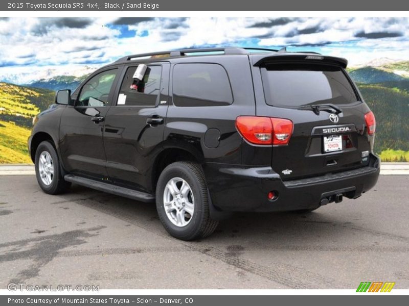 Black / Sand Beige 2015 Toyota Sequoia SR5 4x4