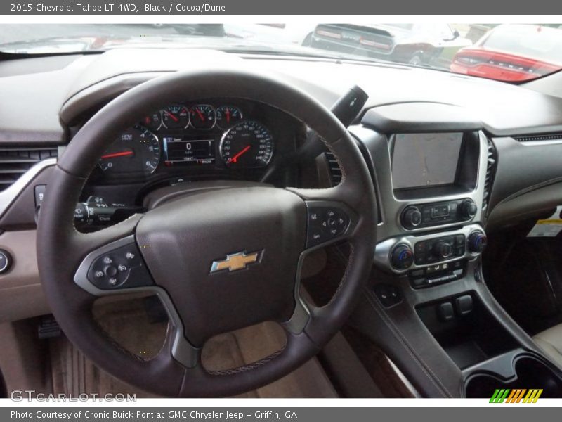Black / Cocoa/Dune 2015 Chevrolet Tahoe LT 4WD