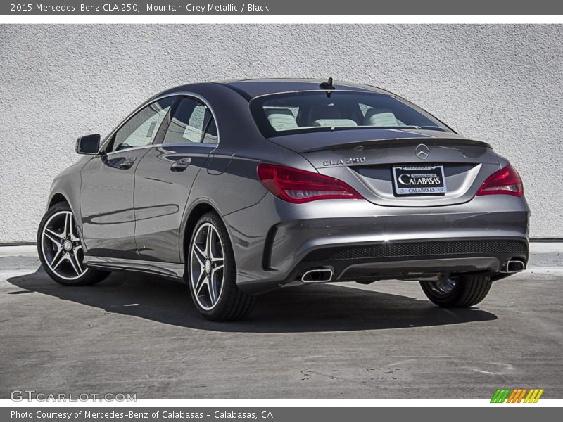 Mountain Grey Metallic / Black 2015 Mercedes-Benz CLA 250