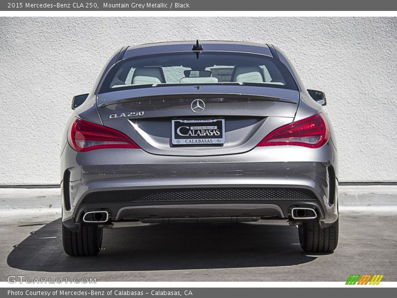 Mountain Grey Metallic / Black 2015 Mercedes-Benz CLA 250