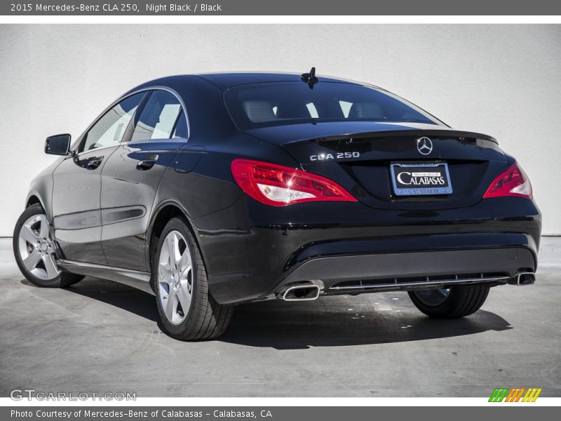 Night Black / Black 2015 Mercedes-Benz CLA 250