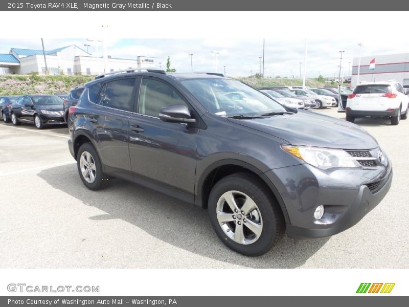 Magnetic Gray Metallic / Black 2015 Toyota RAV4 XLE