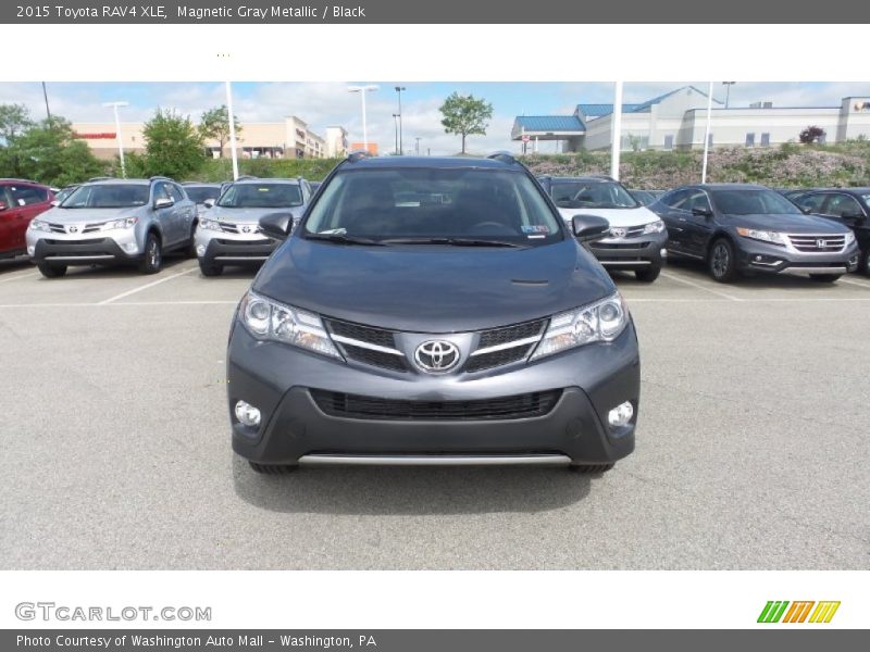 Magnetic Gray Metallic / Black 2015 Toyota RAV4 XLE