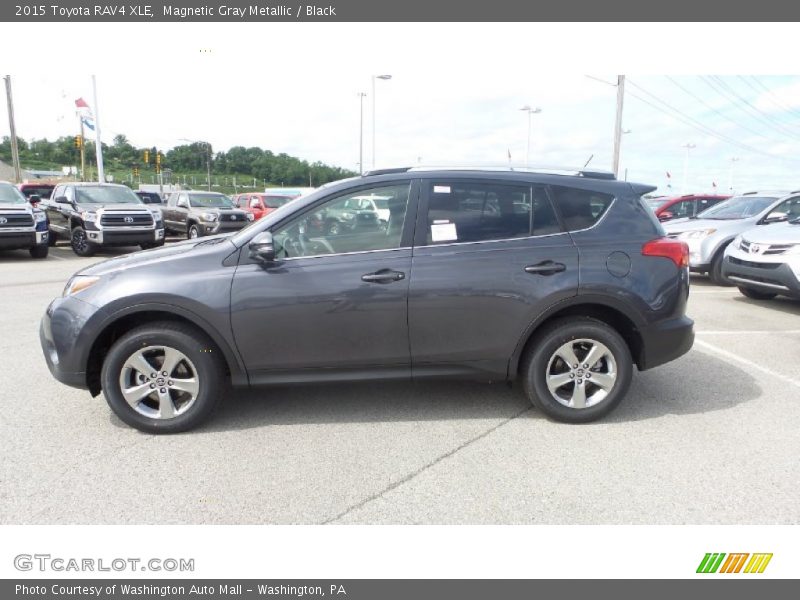 Magnetic Gray Metallic / Black 2015 Toyota RAV4 XLE