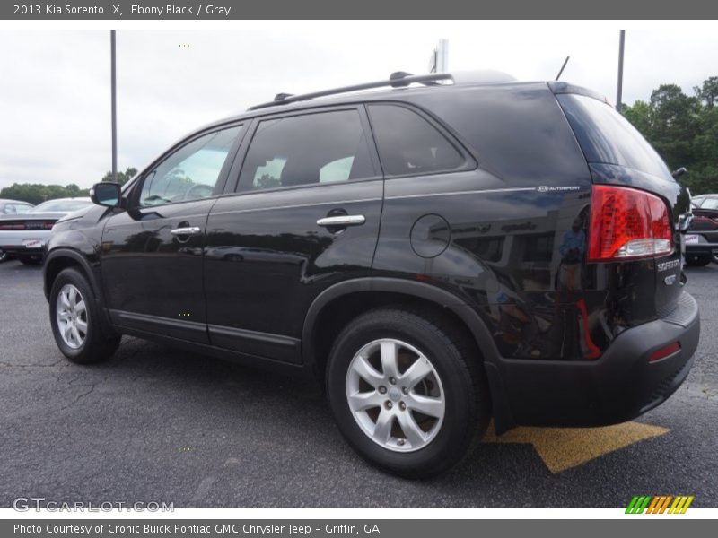 Ebony Black / Gray 2013 Kia Sorento LX