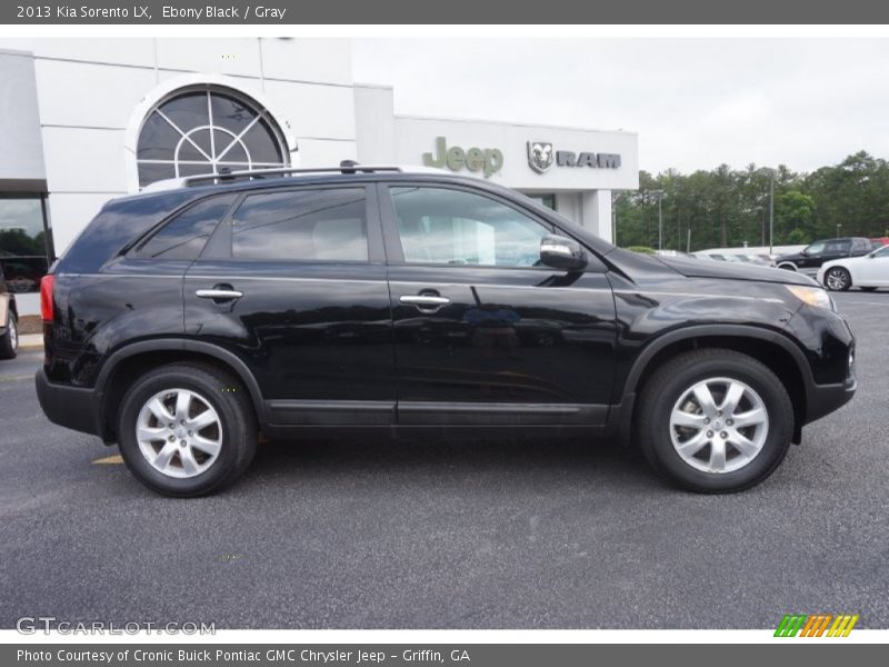 Ebony Black / Gray 2013 Kia Sorento LX