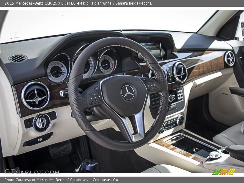 Polar White / Sahara Beige/Mocha 2015 Mercedes-Benz GLK 250 BlueTEC 4Matic