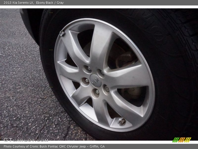 Ebony Black / Gray 2013 Kia Sorento LX