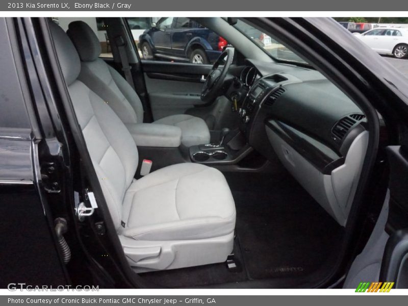 Ebony Black / Gray 2013 Kia Sorento LX