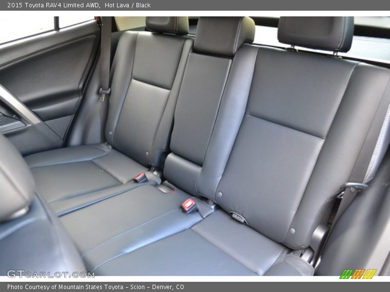 Hot Lava / Black 2015 Toyota RAV4 Limited AWD