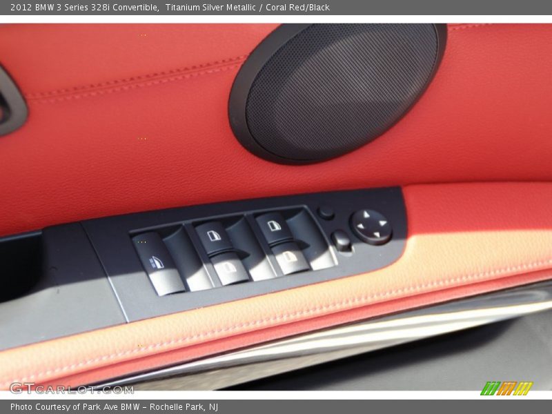 Titanium Silver Metallic / Coral Red/Black 2012 BMW 3 Series 328i Convertible