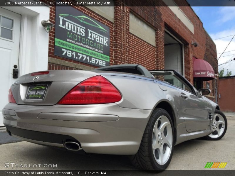 Pewter Metallic / Ash 2005 Mercedes-Benz SL 500 Roadster