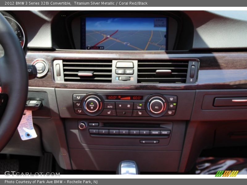 Titanium Silver Metallic / Coral Red/Black 2012 BMW 3 Series 328i Convertible