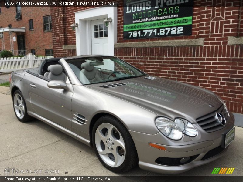 Pewter Metallic / Ash 2005 Mercedes-Benz SL 500 Roadster