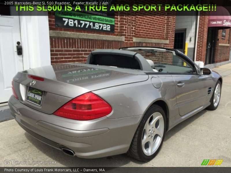 Pewter Metallic / Ash 2005 Mercedes-Benz SL 500 Roadster