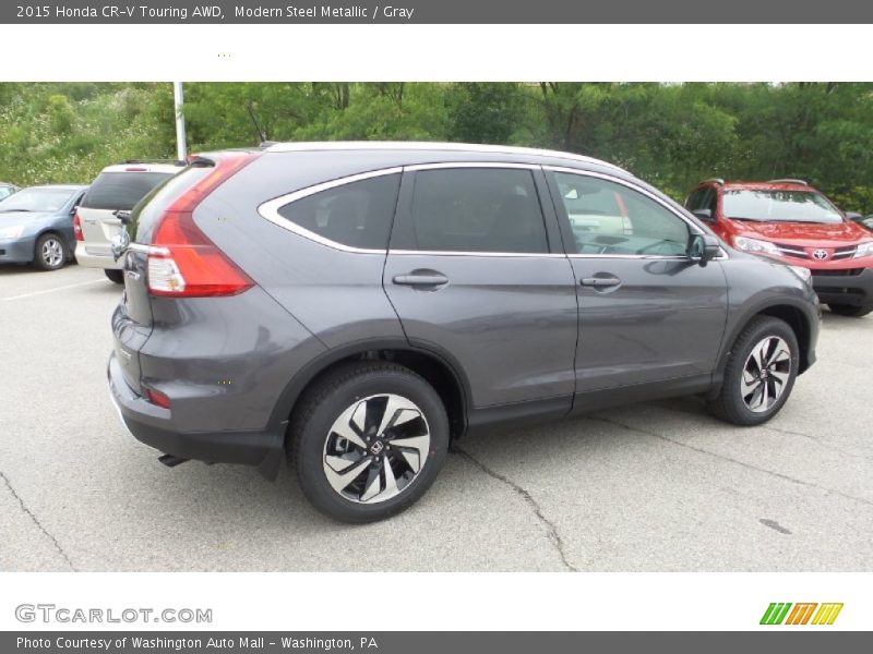 Modern Steel Metallic / Gray 2015 Honda CR-V Touring AWD
