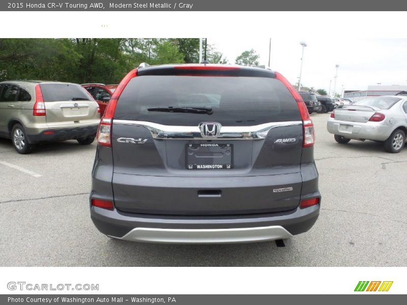 Modern Steel Metallic / Gray 2015 Honda CR-V Touring AWD