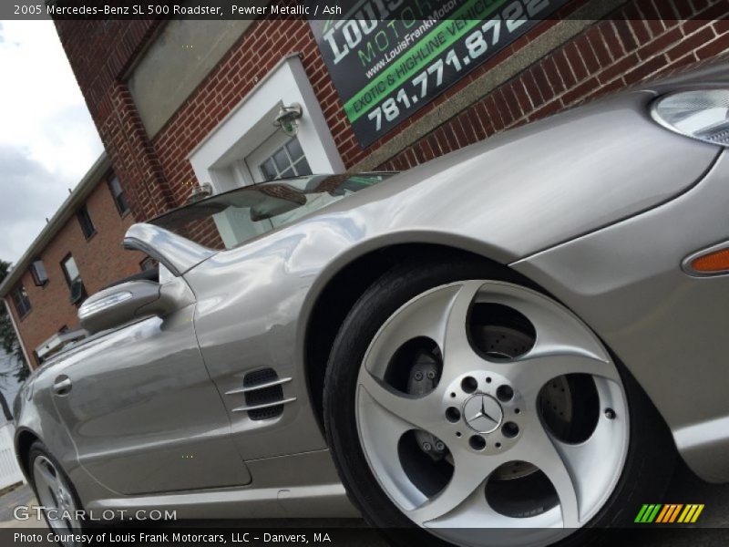 Pewter Metallic / Ash 2005 Mercedes-Benz SL 500 Roadster