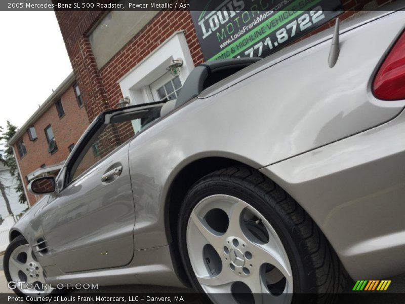Pewter Metallic / Ash 2005 Mercedes-Benz SL 500 Roadster
