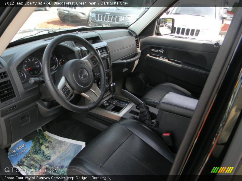 Black Forest Green Pearl / Dark Slate Gray 2012 Jeep Liberty Jet 4x4