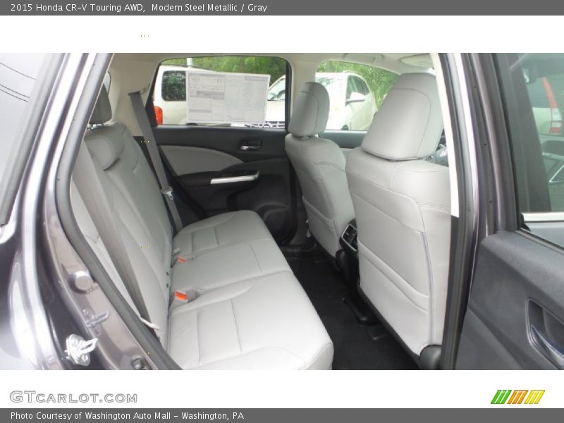 Modern Steel Metallic / Gray 2015 Honda CR-V Touring AWD