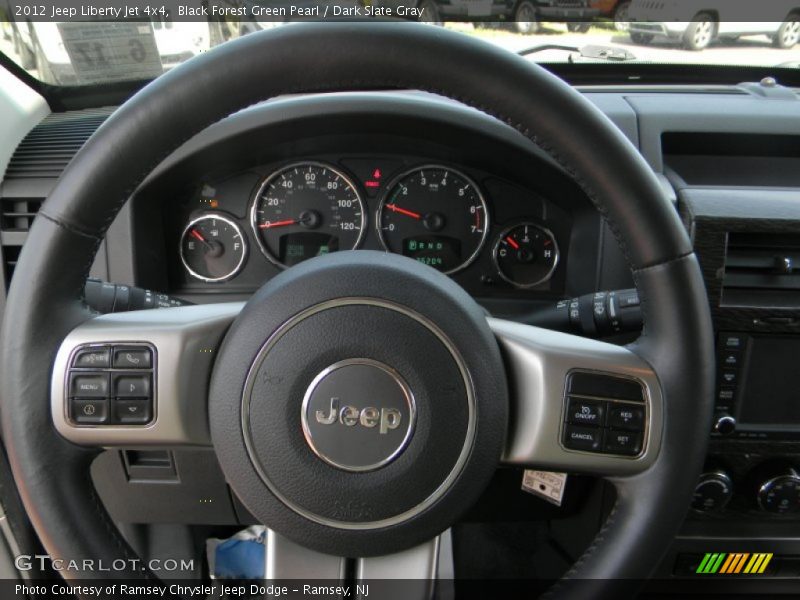 Black Forest Green Pearl / Dark Slate Gray 2012 Jeep Liberty Jet 4x4