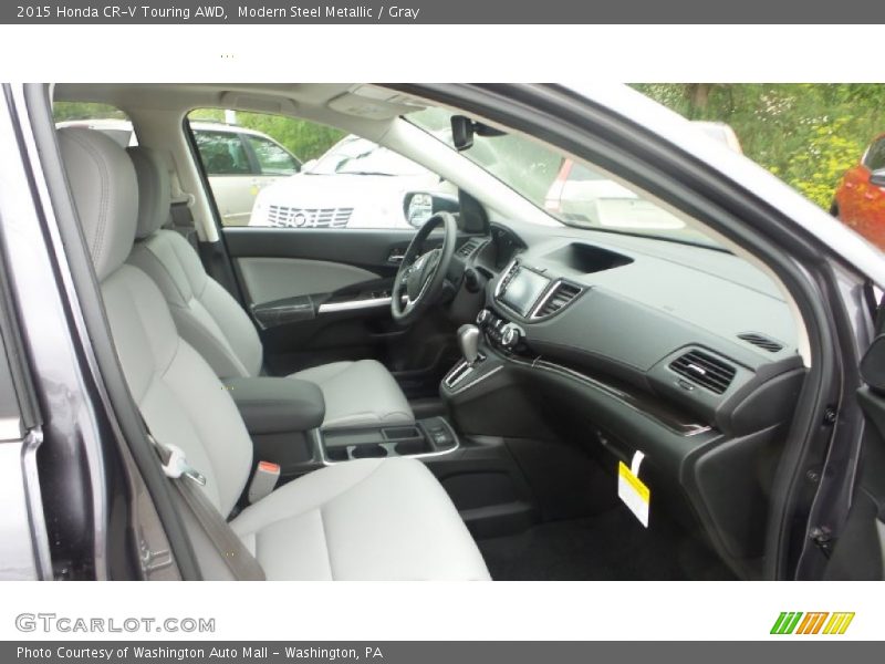 Modern Steel Metallic / Gray 2015 Honda CR-V Touring AWD