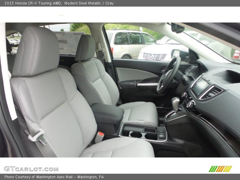 Modern Steel Metallic / Gray 2015 Honda CR-V Touring AWD