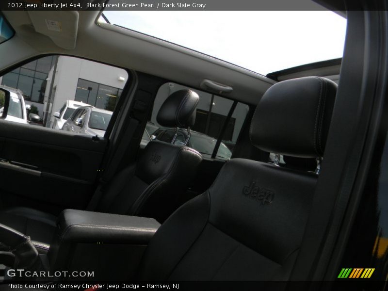 Black Forest Green Pearl / Dark Slate Gray 2012 Jeep Liberty Jet 4x4