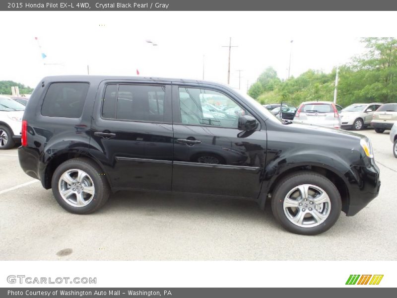 Crystal Black Pearl / Gray 2015 Honda Pilot EX-L 4WD