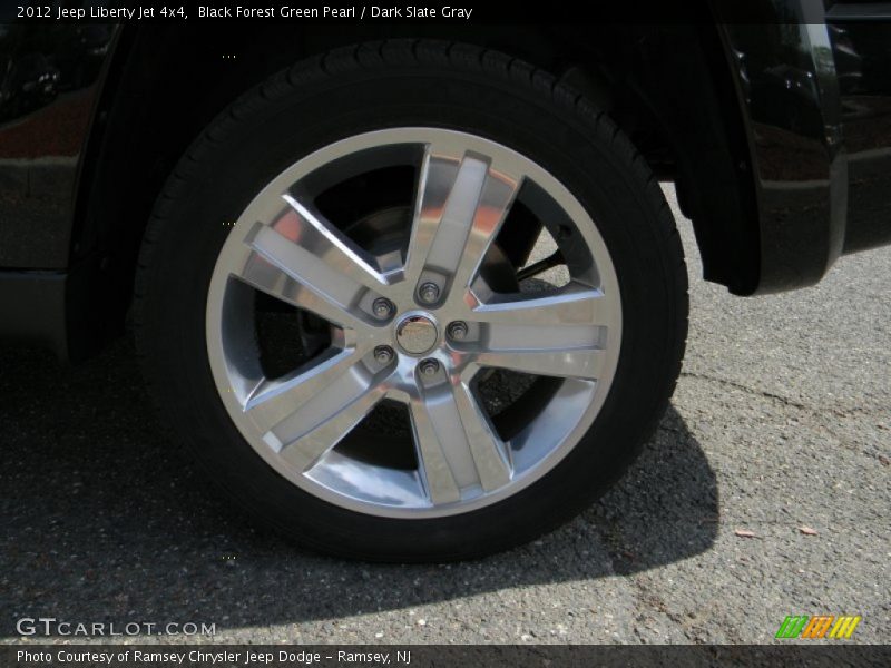 Black Forest Green Pearl / Dark Slate Gray 2012 Jeep Liberty Jet 4x4