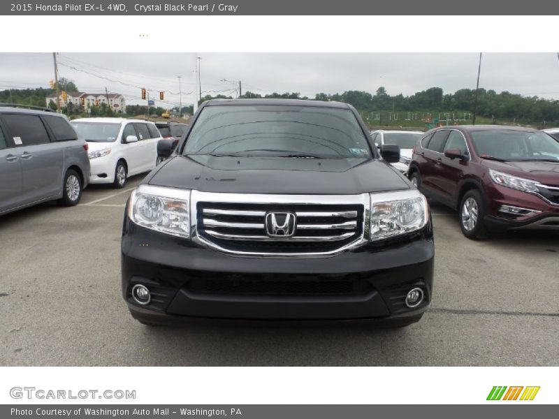 Crystal Black Pearl / Gray 2015 Honda Pilot EX-L 4WD