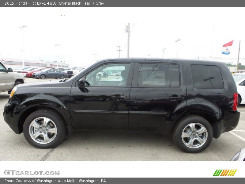 Crystal Black Pearl / Gray 2015 Honda Pilot EX-L 4WD